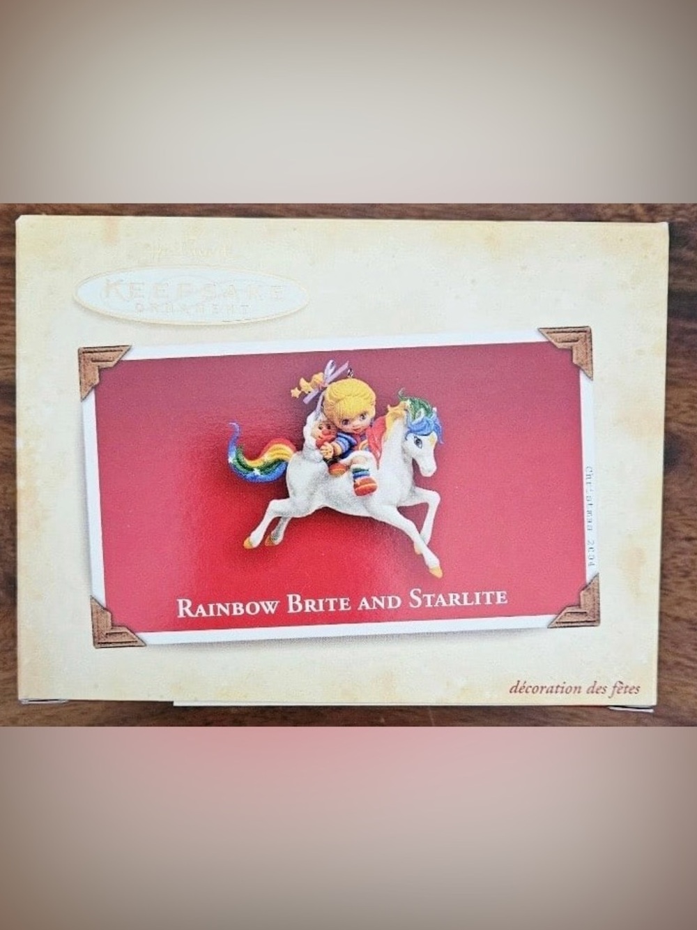 NOS NIB Vintage Rainbow Brite Christmas Ornament